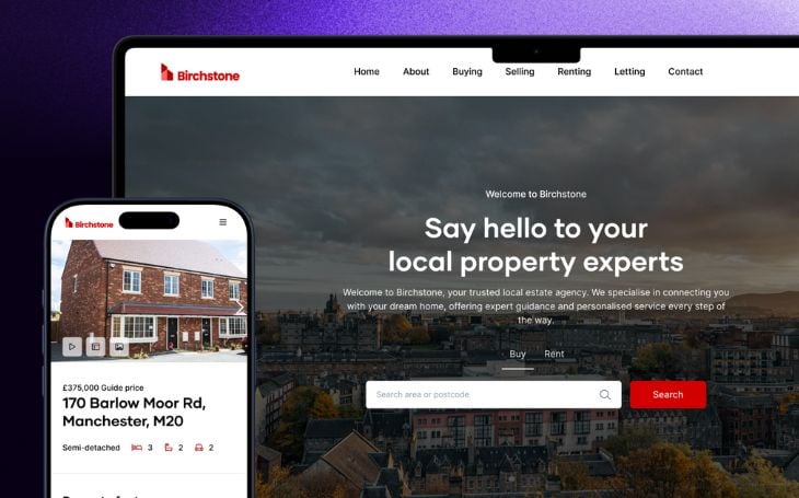 estate agents website builder Spectre