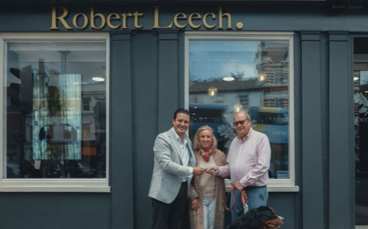 Robert Leech management Craig Custance with Wendi and Robert Leech
