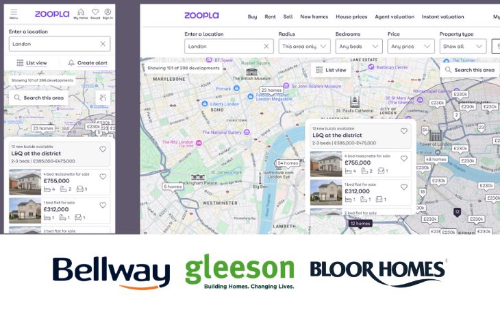 Zoopla new homes platform