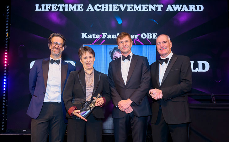 Kate Faulkner receives Lifetime Achievement Award