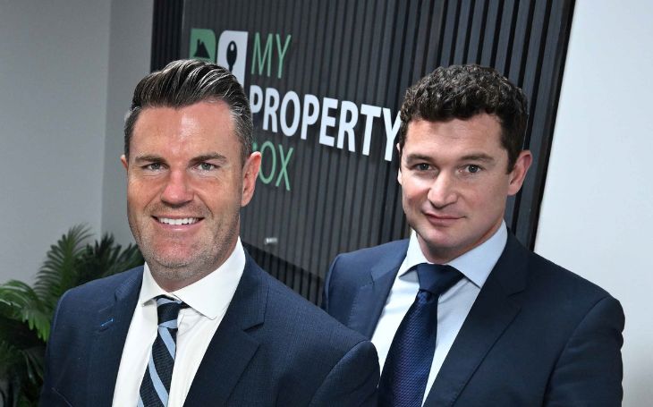 Ben Quaintrell with Will Maddock who has been appointed My Property Box’s Chief Finance Officer