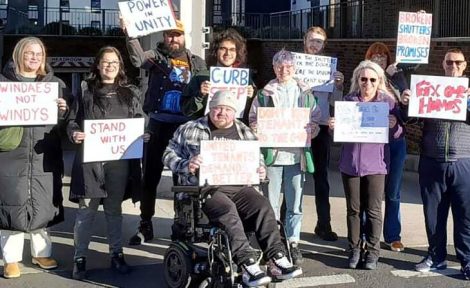 Lucas Honey outside C~URB Lettings