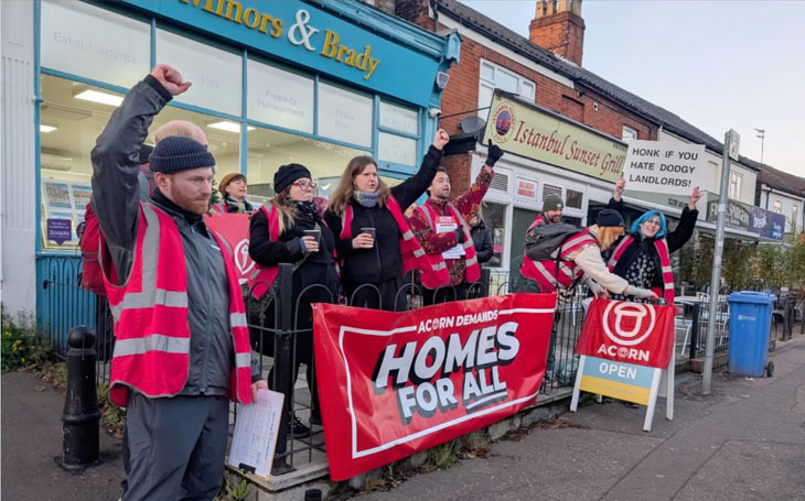 Tenant activists invade letting agency’s branch and quiz staff