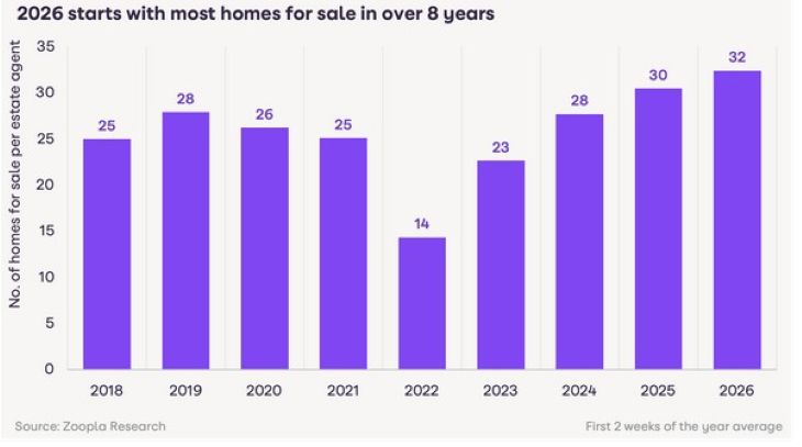 Zoopla sales chart