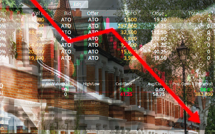 Property shares tumble as AI fears grip investors