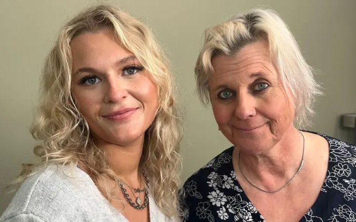 Alanah Thompson French and Mum