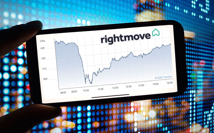 Rightmove share price on mobile