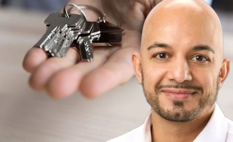 Sim Sekhon and rented flat keys