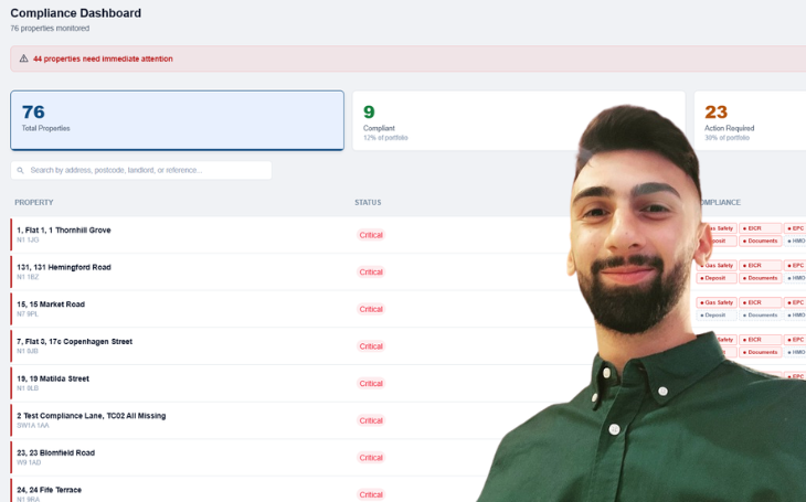Stefan Nikolovski, Founder, Bilans Solutions, Reapit compliance tracker