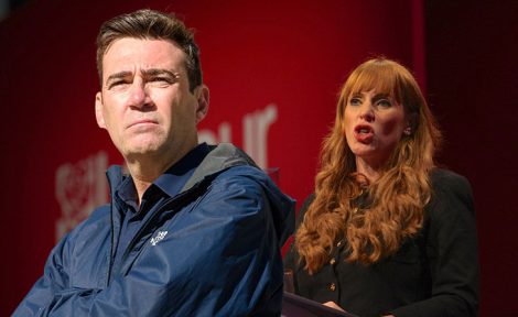 Andy Burnham and Angela Rayner