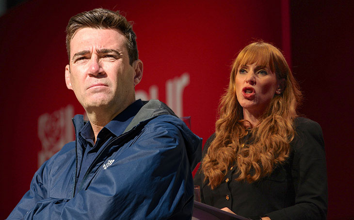 Andy Burnham and Angela Rayner