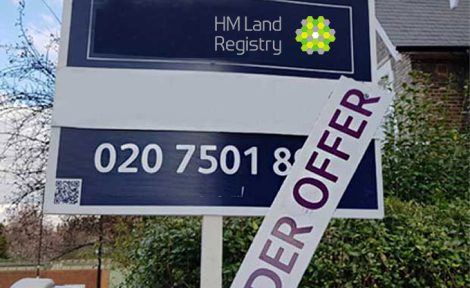 for sale sign under offer