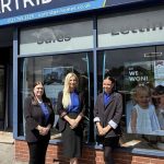 From left - senior property management consultant Nicola Hall, managing director Charlotte Partridge, property manager Sarah Bannister - Partridge Homes