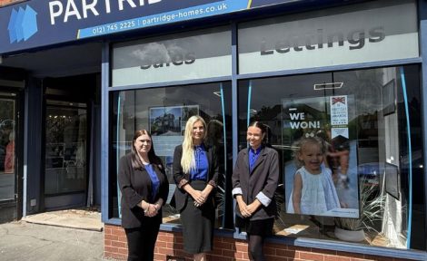 From left - senior property management consultant Nicola Hall, managing director Charlotte Partridge, property manager Sarah Bannister - Partridge Homes