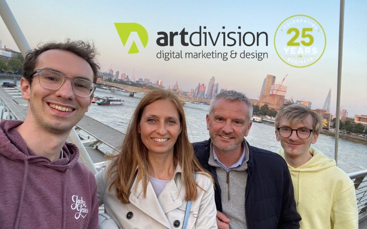 art division - 25 years in business marketing offer