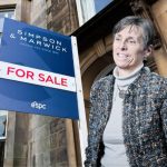 Kate Faulkner regional property price update - for sale sign Edinburgh