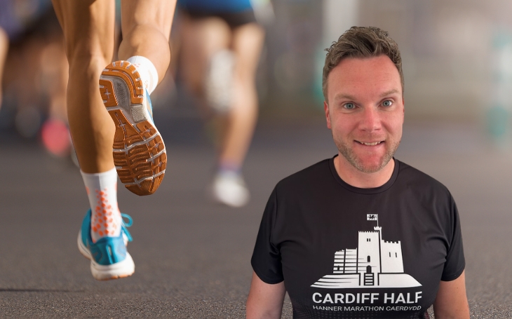 Nathan Walker, Sales Director at CPS Homes half marathon