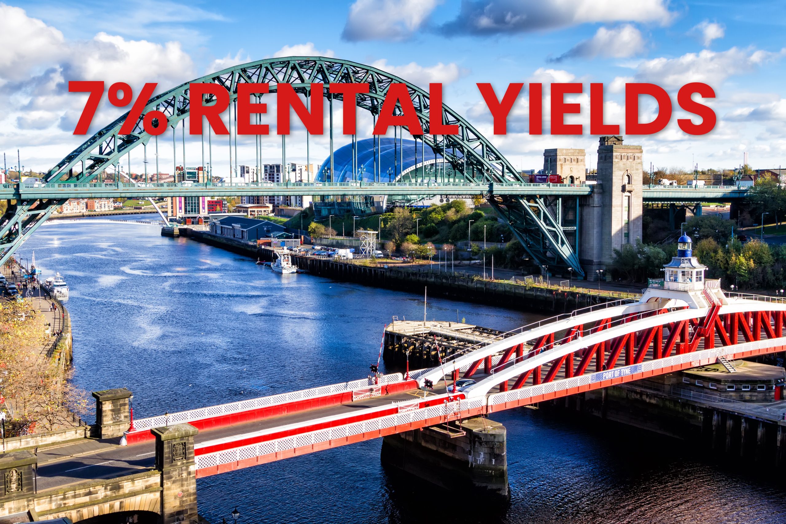 Places where rental yields are approaching 7% revealed