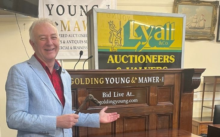 Auctioneer Colin Young celebrates 40 years in the profession