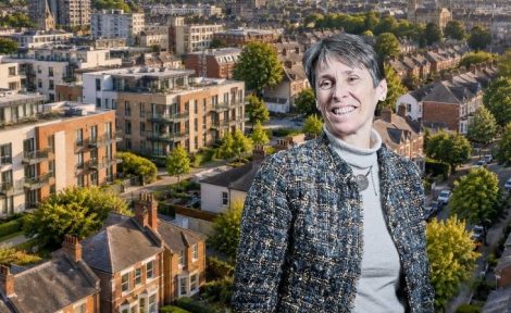 property prices - city review - aerial shot different property types - kate faulkner