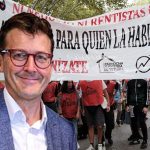 Nigel Lewis and Spanish housing protesters