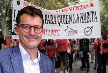 Nigel Lewis and Spanish housing protesters