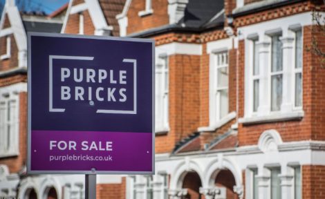 Purplebricks signboard