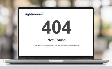 Rightmove 404 error page not found