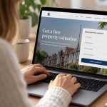 first-party data estate agency website screen