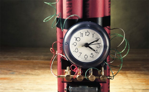 Ticking timebomb image