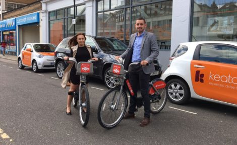 Keatons agents on bikes image