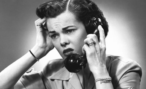 Woman on phone image