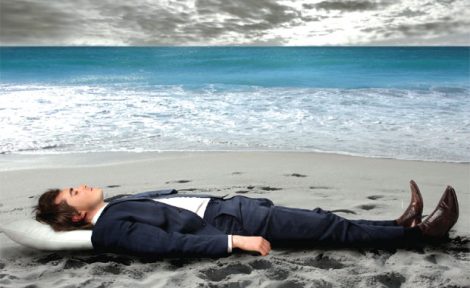 Agent on beach image