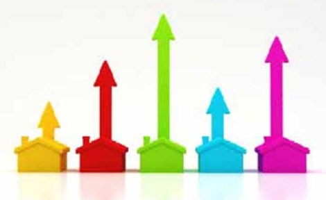 rising house prices image