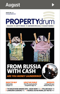 Property Drum magazine cover August 2015 image