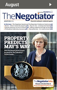 The Negotiator magazine cover August 2016 image