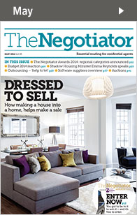 The Negotiator magazine cover May 2014 image